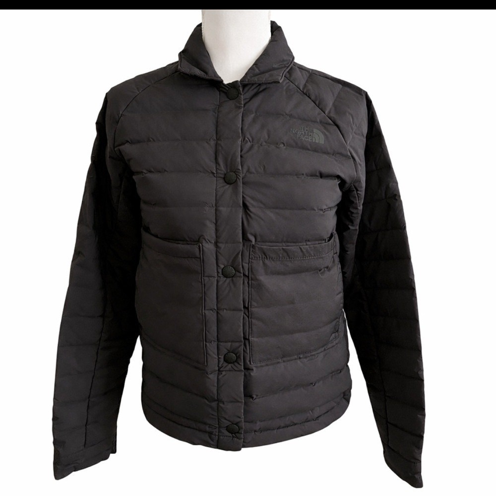 The North Face Belleview Stretch Down Jacket Womens XS Black Puffer NF0A7UK4 F22